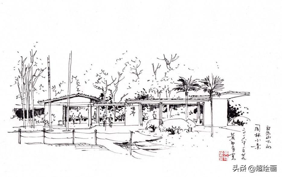 十大顶级钢笔画速写,钢笔速写100幅图片