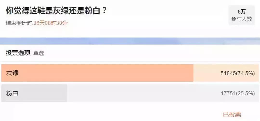 关于灰绿跟粉白的鞋子,到底是灰绿还是粉白的鞋
