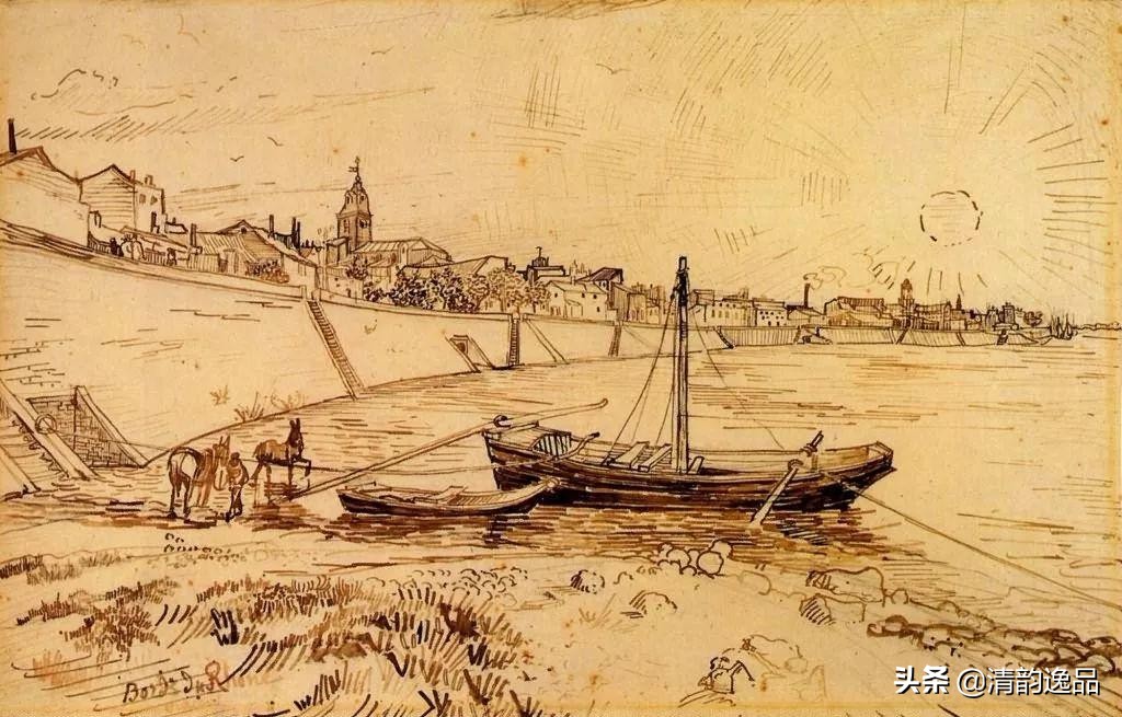 梵高vangogh向日葵,梵高的后期画风解析