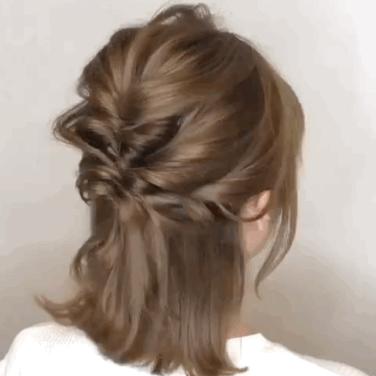 时尚编发教程让你瞬间气质满满,随意又时尚潮流的编发教程