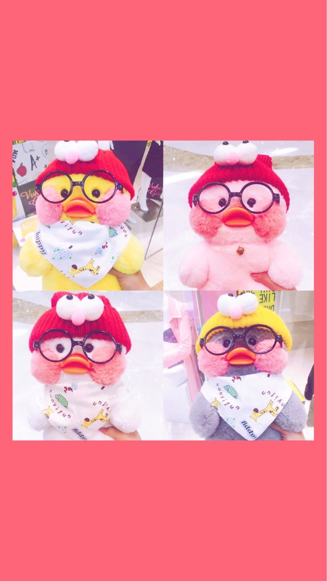 可爱玻尿酸鸭壁纸|点赞保存哟