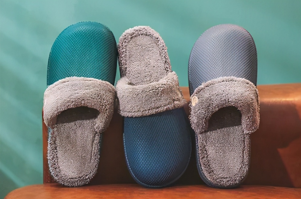 冬季防滑踩屎棉拖,踩屎感拖鞋冬季防水