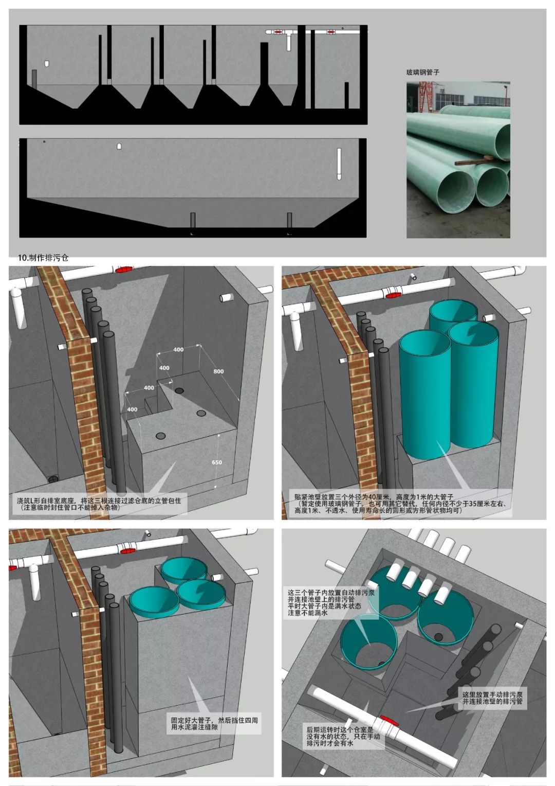 怎么建造鱼池比较省钱,圆形鱼池建造方法图解