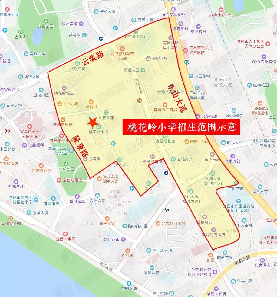 西陵区小学对应楼盘,西陵区2023年中小学划片