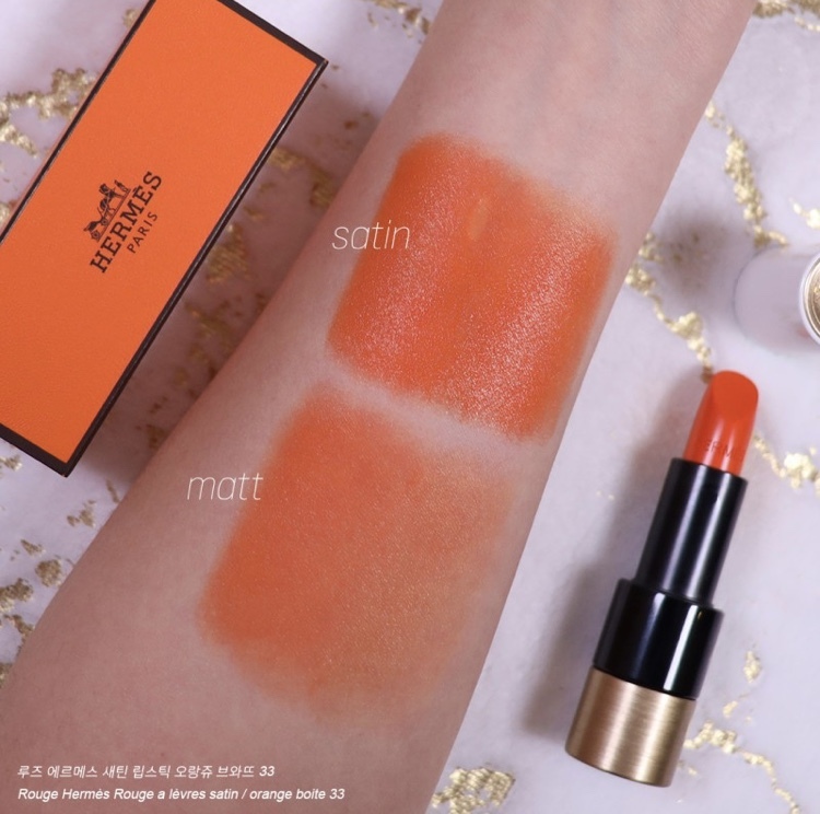 纪梵希口红和爱马仕口红哪个好,爱马仕口红经典款