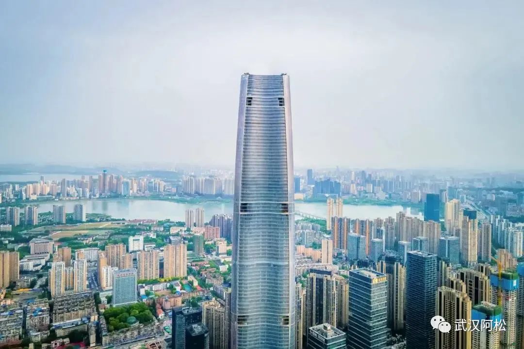 武汉十大高楼合集,武汉200米高楼全景一览