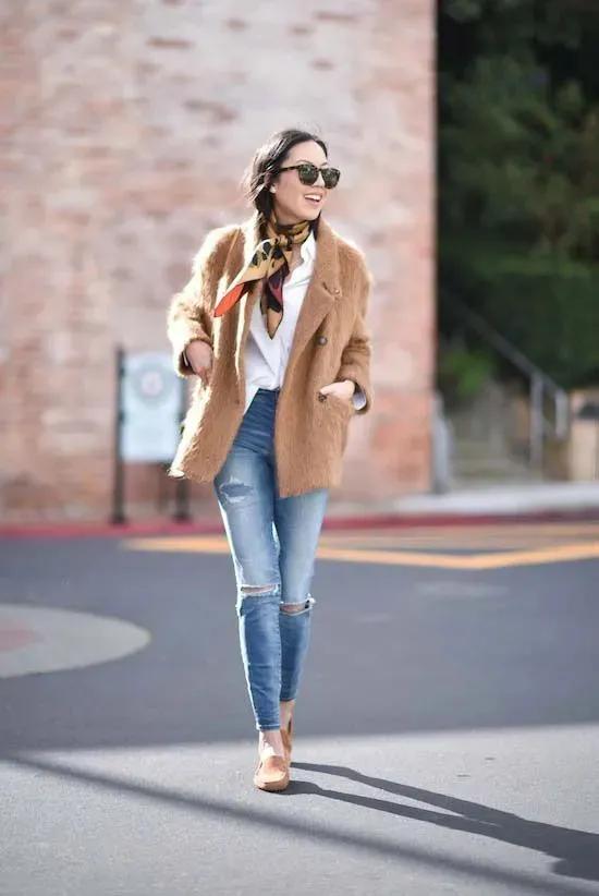 丝巾的100种系法,90x90方形丝巾的系法慢动作视频