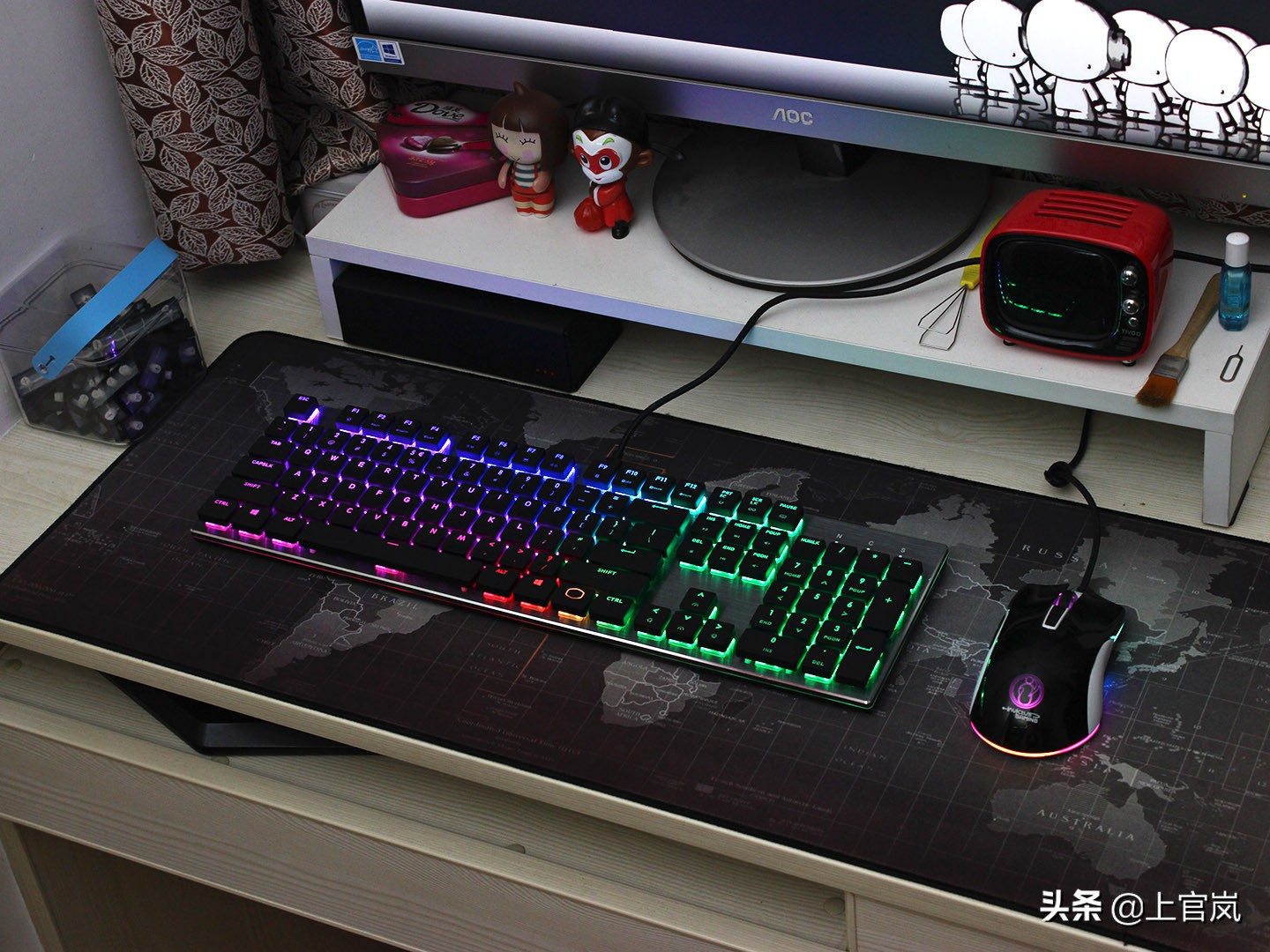 酷冷至尊CK721机械键盘,至尊酷冷机械键盘