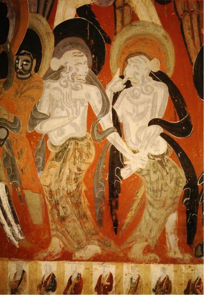 敦煌428窟介绍,敦煌329窟壁画飞天图