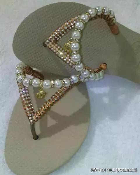 人字拖改造一下秒变时尚潮流风,穿人字拖也可以很高级