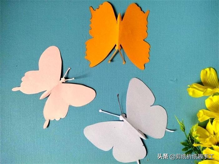 儿童剪纸8-10岁可打印蝴蝶,对称剪纸蝴蝶图案大全及方法
