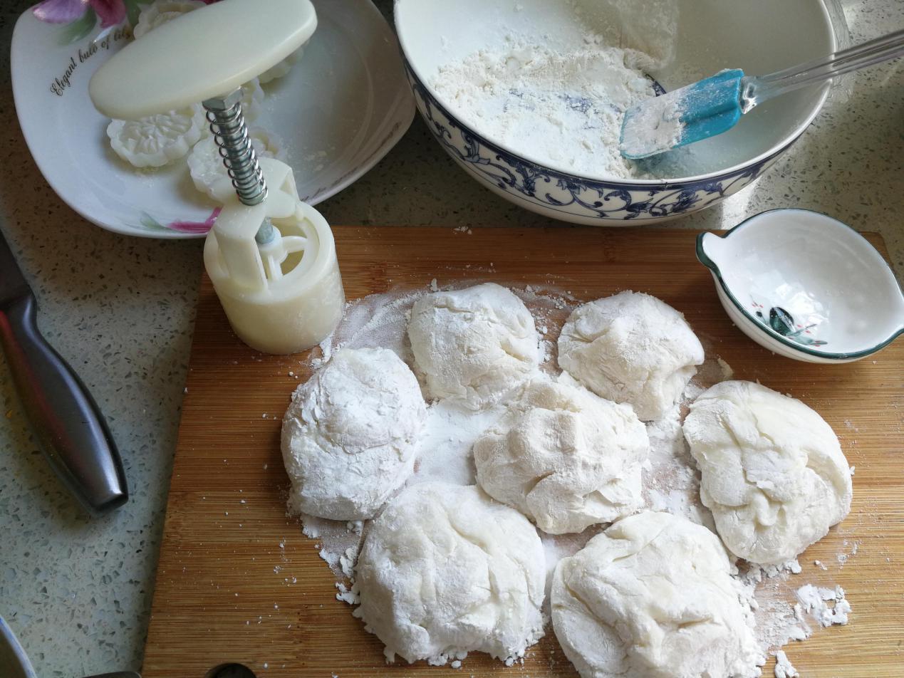冰皮月饼馅粉怎么做月饼,自制月饼馅料冰皮月饼