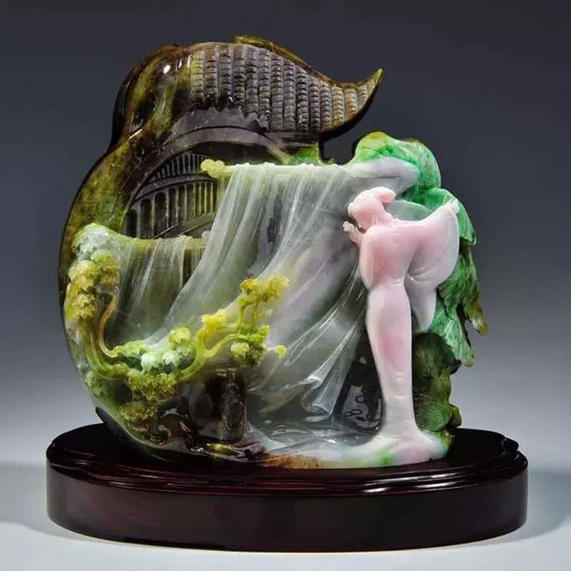 独山玉五颜六色,独山玉石作品欣赏