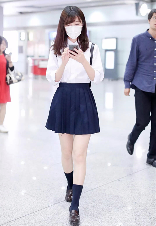 百褶裙推荐杨颖同款,杨颖惊艳穿搭公主裙泡泡袖