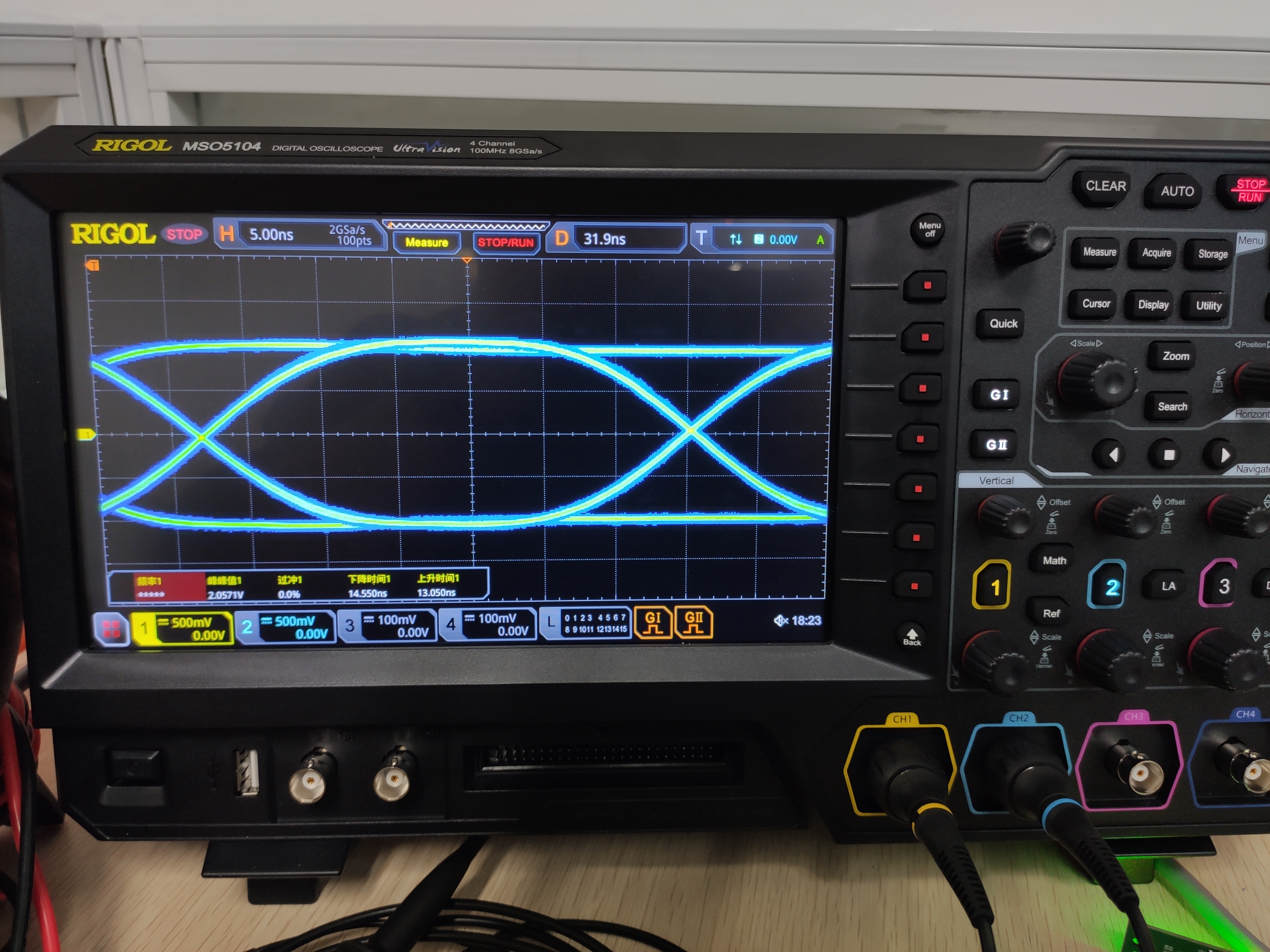 示波器4通道,示波器8G采样率