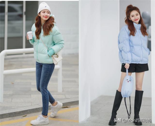 适合矮个子女穿的长款羽绒服,小个子穿长款羽绒服到哪里显高