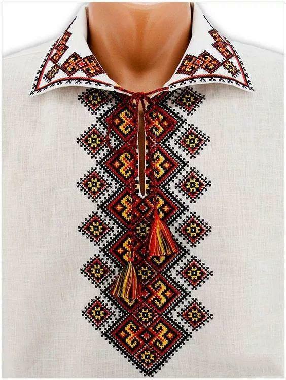 40款十字绣衣服,只要针法图案运用的好,一点都不过时!附针法