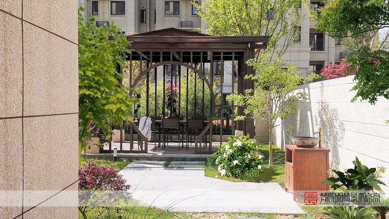 花园设计实景图别墅,花园设计实景案例