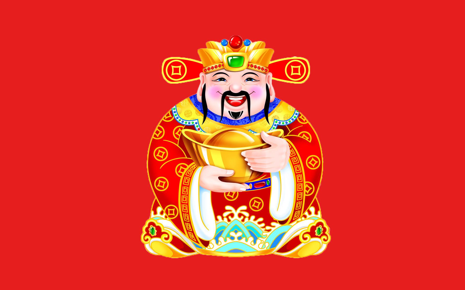 请五路财神的正确摆放方法,客厅摆红衣财神还是金衣财神