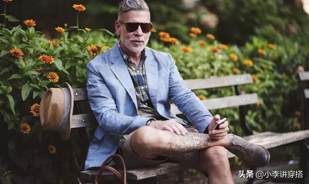 56岁尼克大叔穿衣,最会穿衣的老头尼克