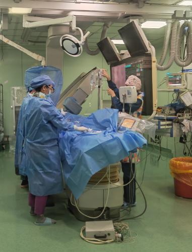 哈医大二院完成静脉桥血管再狭窄OCT指导下药物球囊介入治疗