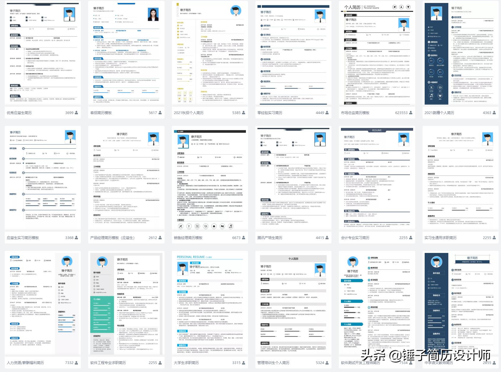 优秀简历模板图片,优秀简历前端开发