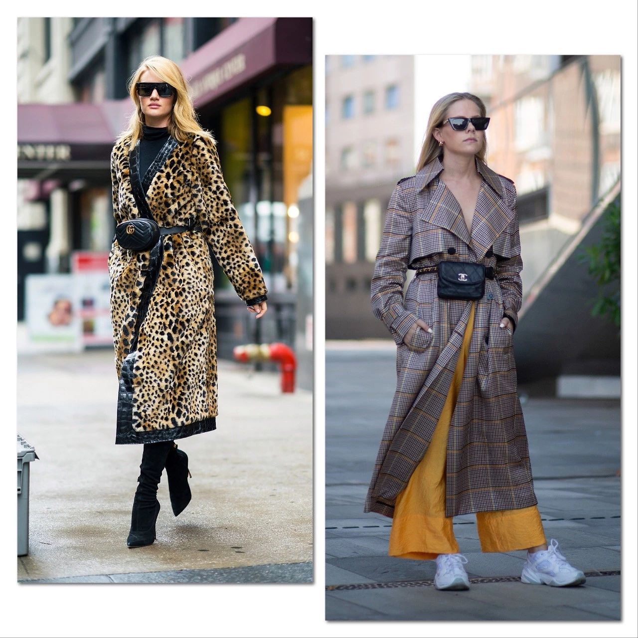 大衣配的包包,穿大衣腰包怎么背