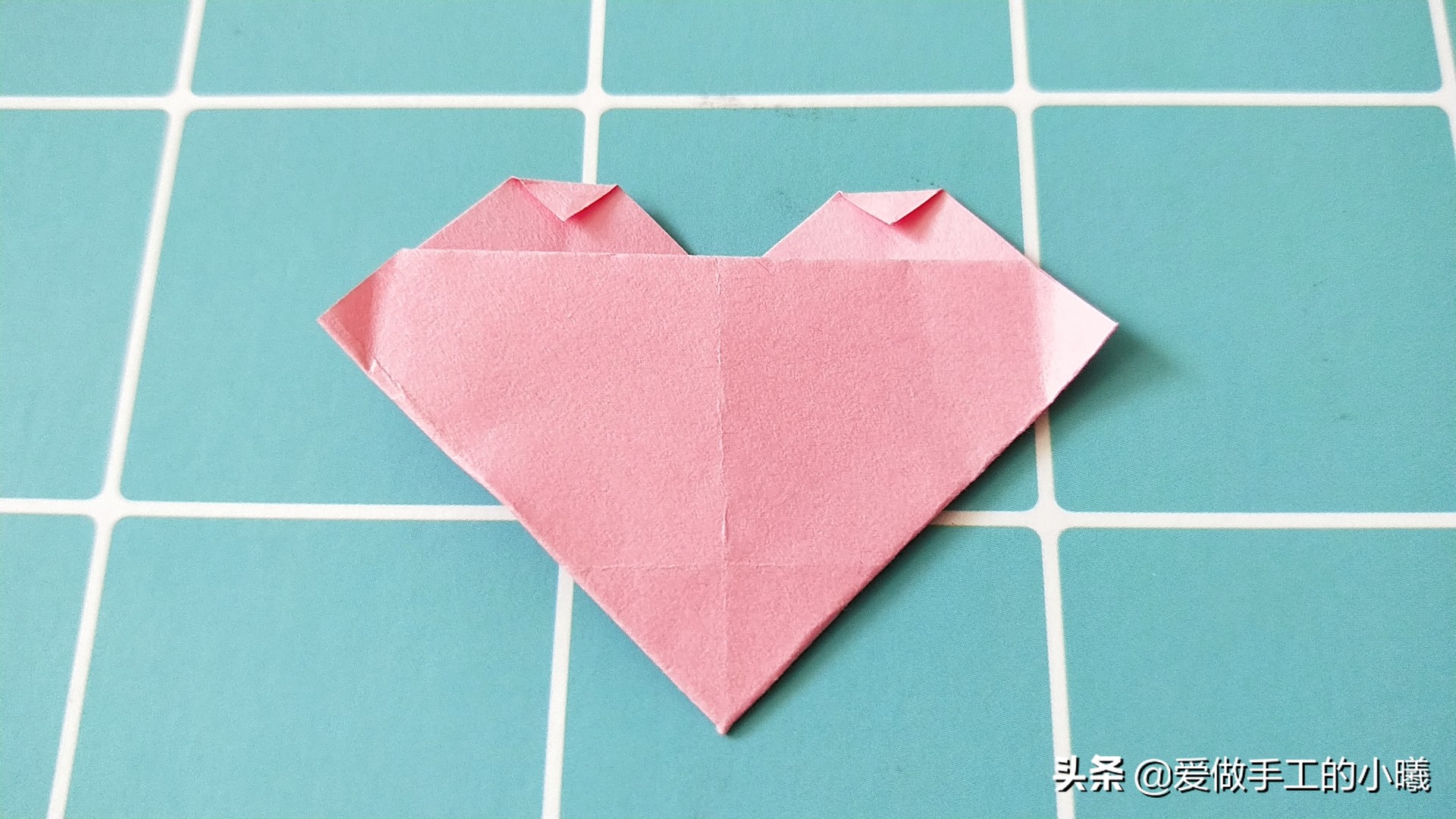 手工折纸爱心戒指简单又好看,折纸戒指简单方法大全图解