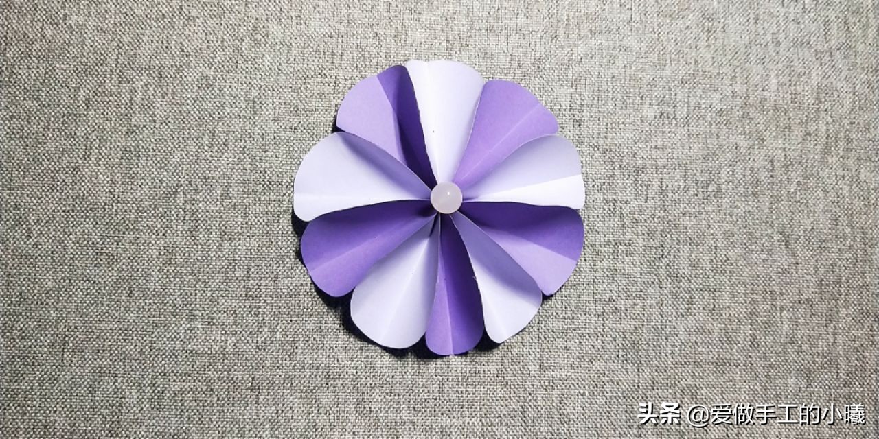 最简单的小花折纸步骤,折纸小花简单又好看