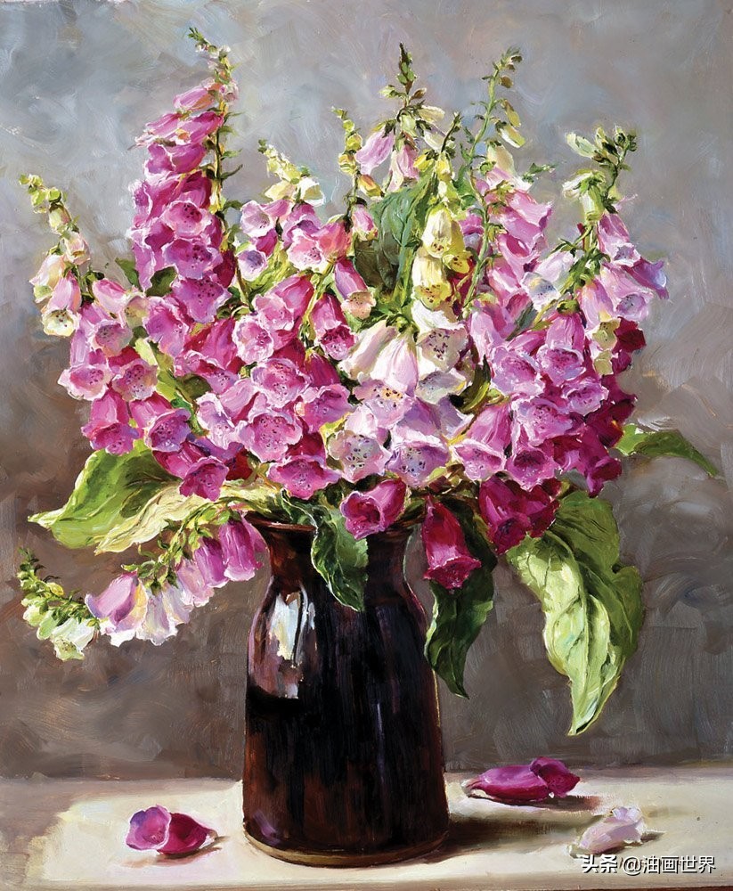 花开了,我便画花!花谢了,我便画自己!