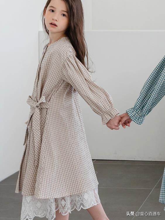 韩系童装女宝裙子,韩范儿童春季裙子