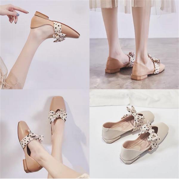 法式百搭蝴蝶结夏季单鞋,蝴蝶结百搭潮流单鞋