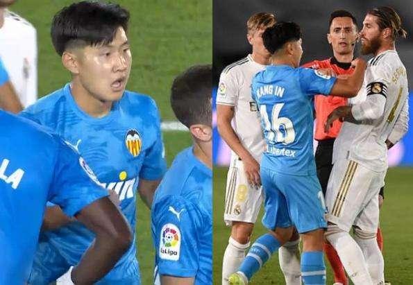 李刚仁连踢拉莫斯是哪一场,拉莫斯被韩国小将三连踢