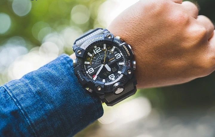 casio卡西欧手表男黑金gshock讲解,卡西欧gg-b100蓝牙连接都能做什么