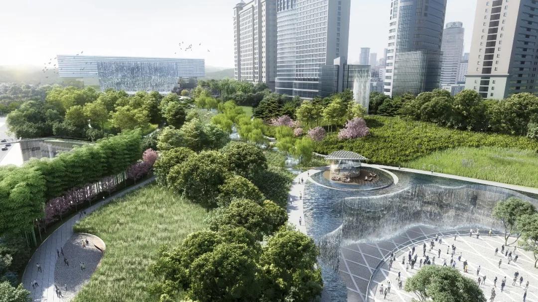 广州东站地区城市景观及环境设计国际咨询——“都市森林”