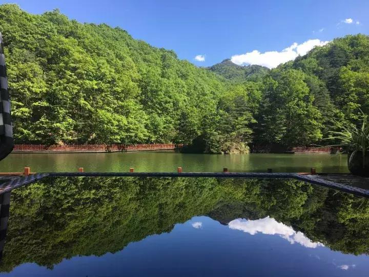 写意云山秀水国画图片,写意山水林间幽境