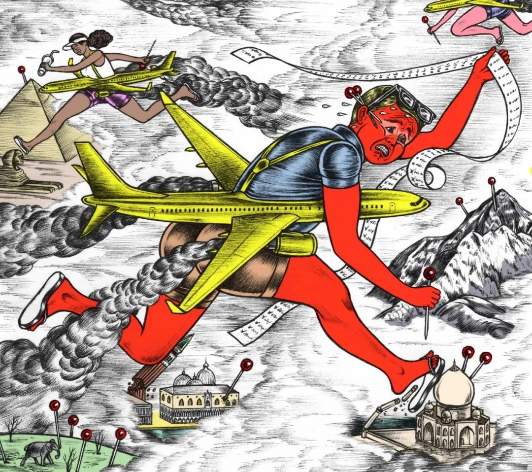 大开脑洞插画图,纽约时报最佳插画图