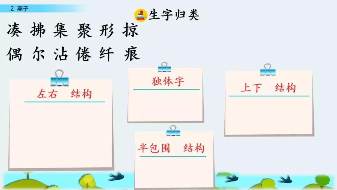语文三年级下册燕子课文解析,三年级语文下册第2燕子课文重点