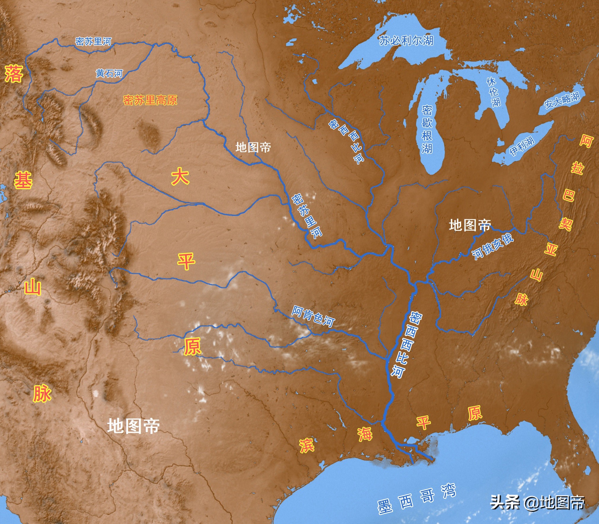 美国密西西比河与中国对比,美国密西西比河沿岸城市