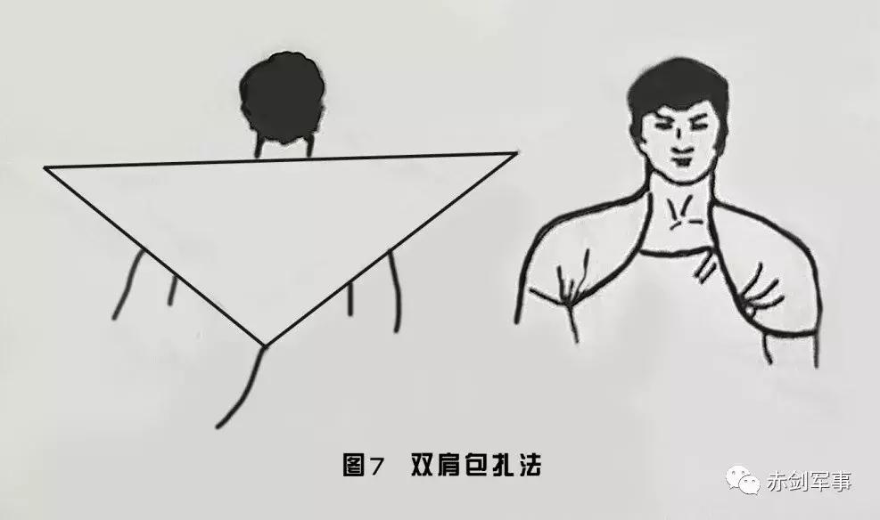 军队三角巾包扎法视频,部队卫生与救护三角巾包扎方法