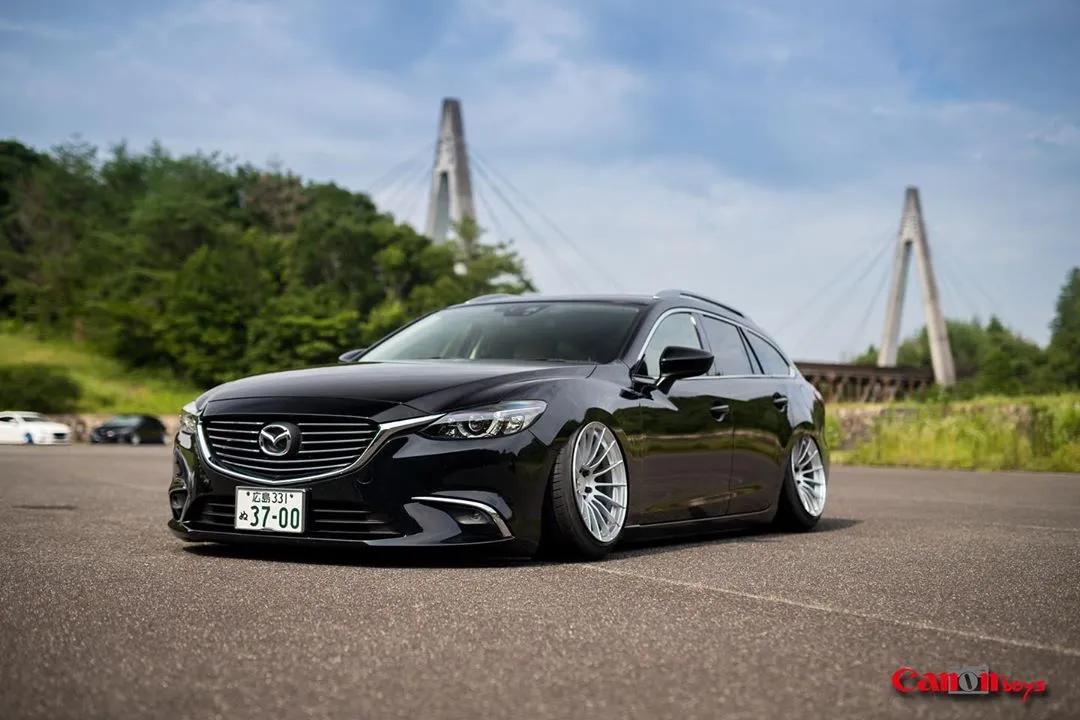 阿特兹轮毂改装案例,马自达阿特兹改装案例