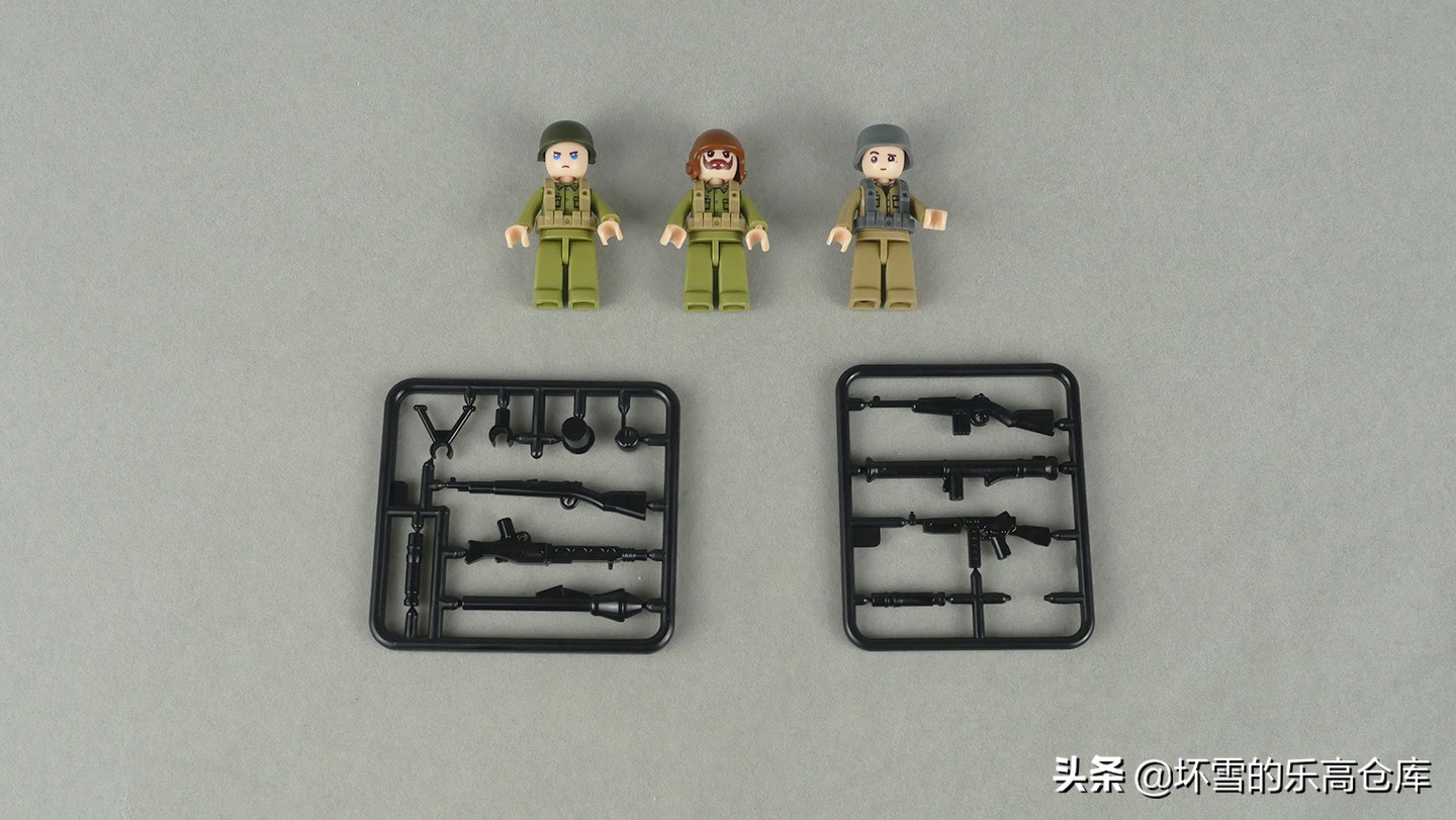 射豹勇士：小鲁班积木M26潘兴二合一套件评测