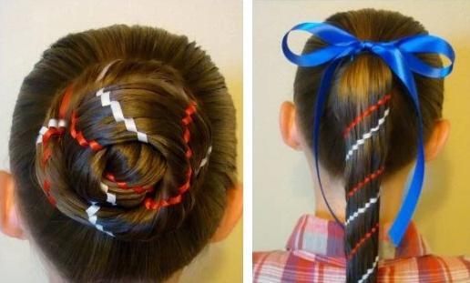 生个女儿才学会扎头发,有女儿就要这样给她扎头发