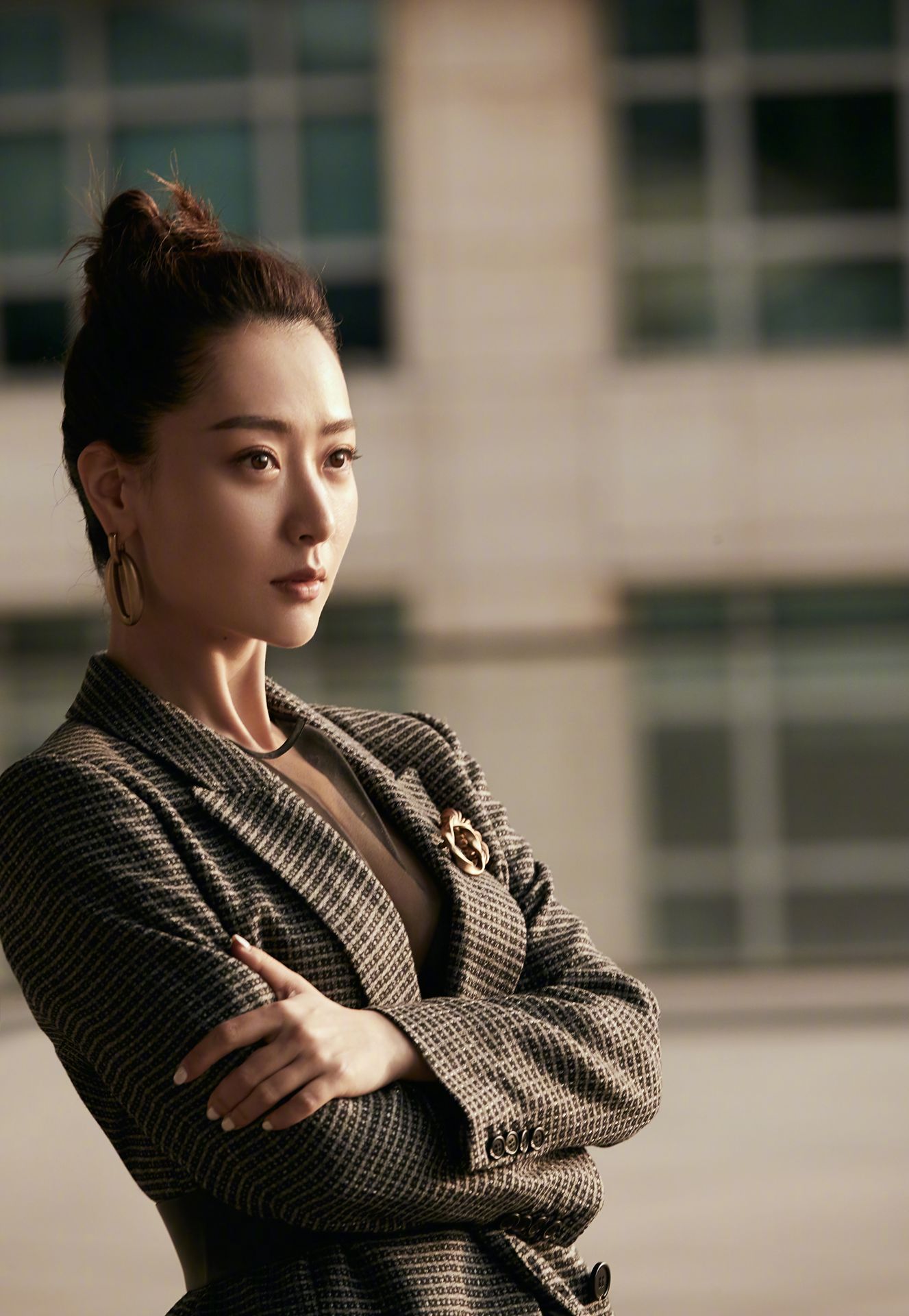 *冰白***冰白**你的style好好看，越看越喜欢，道姑头是又开始流行了吗