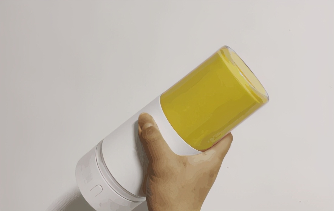 榨汁杯随时随地,米家随行便携榨汁杯榨苹果汁