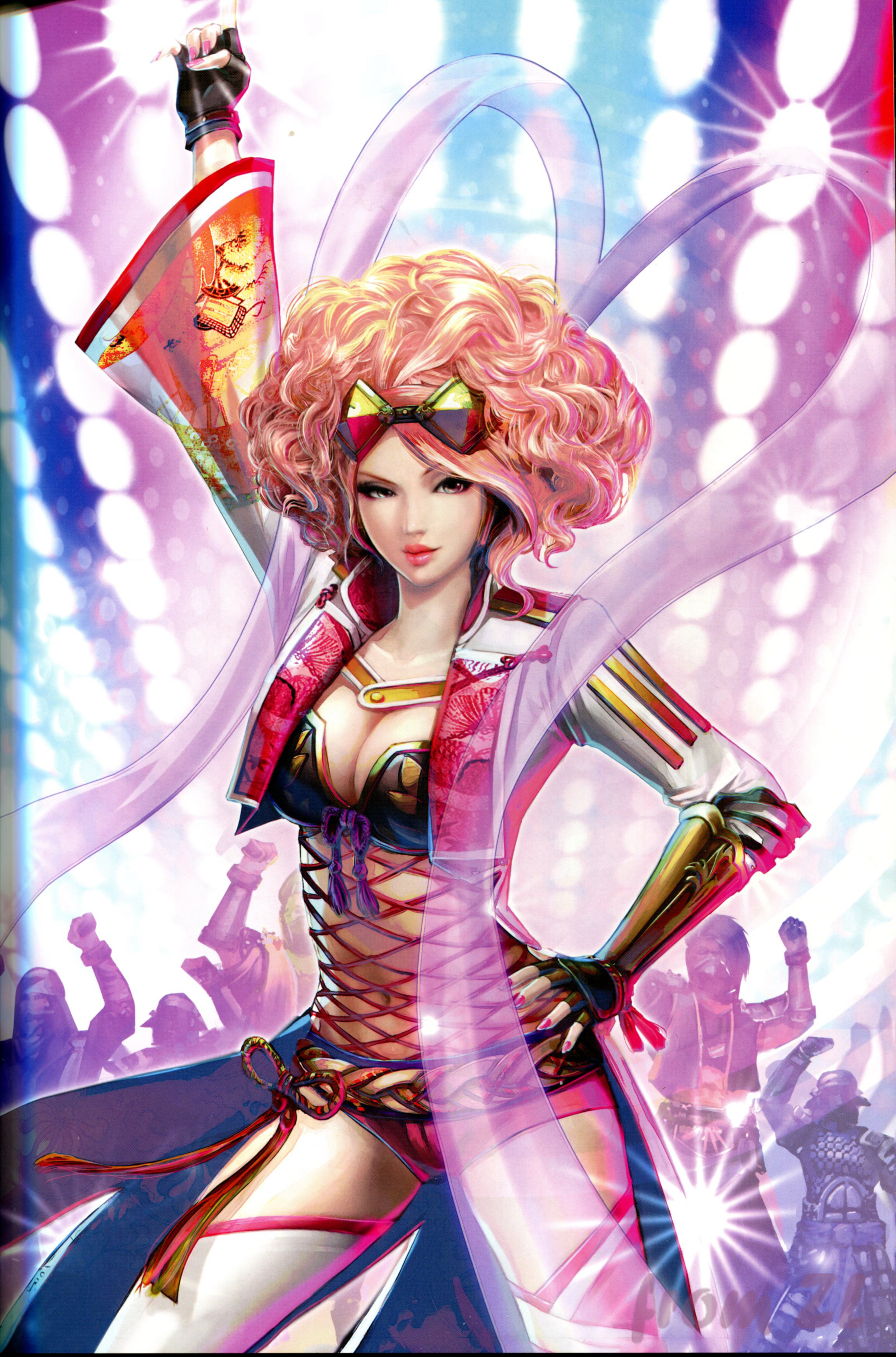 战国无双4设定角色原画集，神无双极意55名武将CG插画壁纸欣赏