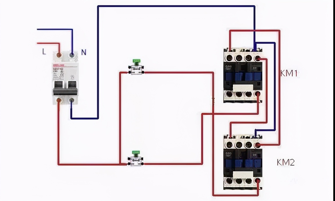 cjt1-40交流接触器接线图解及视频,交流接触器的接线方法与电路图