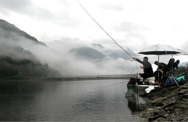严重走水钓鱼看竿稍技巧,急流走水钓鱼技巧