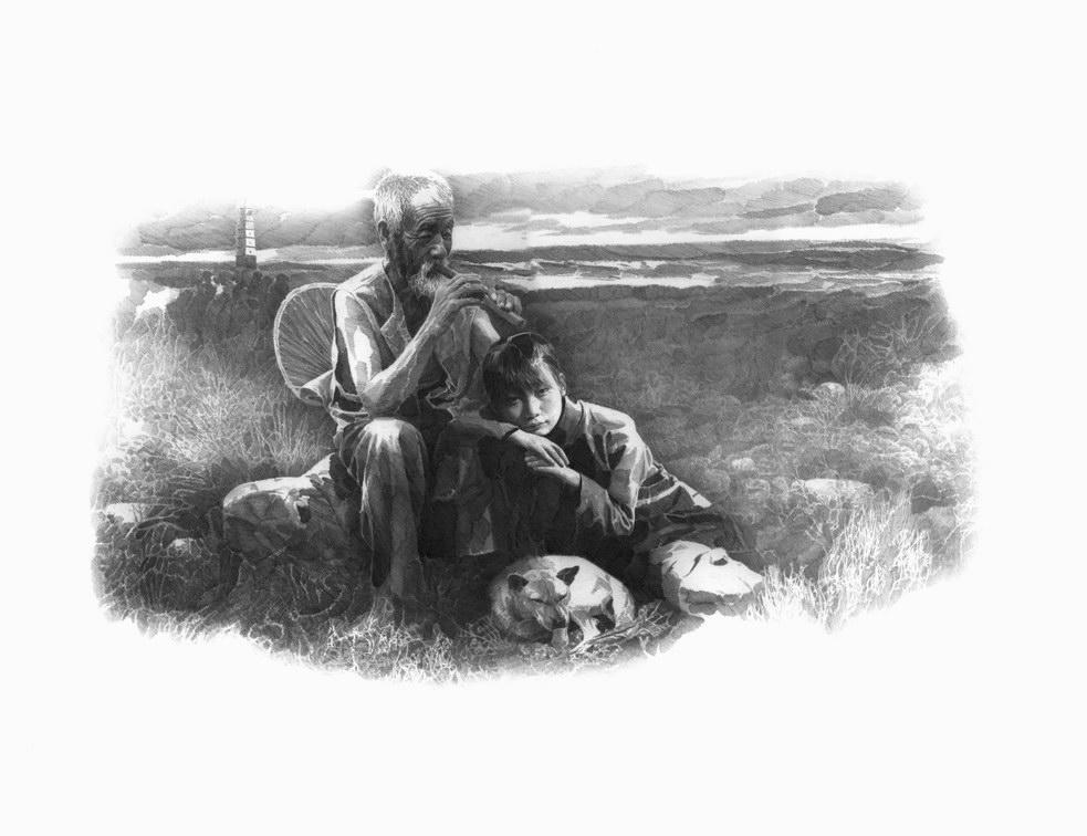 一个未商业化的古镇边城,边城里的世外桃源