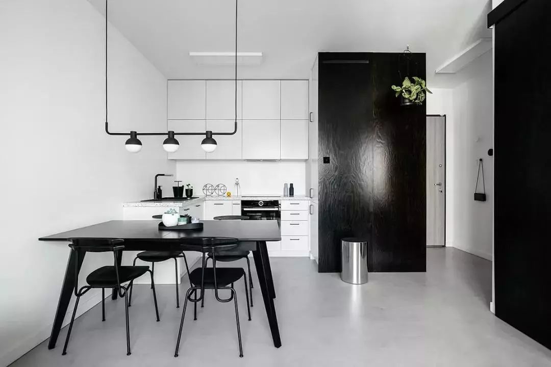 简餐餐厅厨房设计布局,餐厨一体的厨房设计